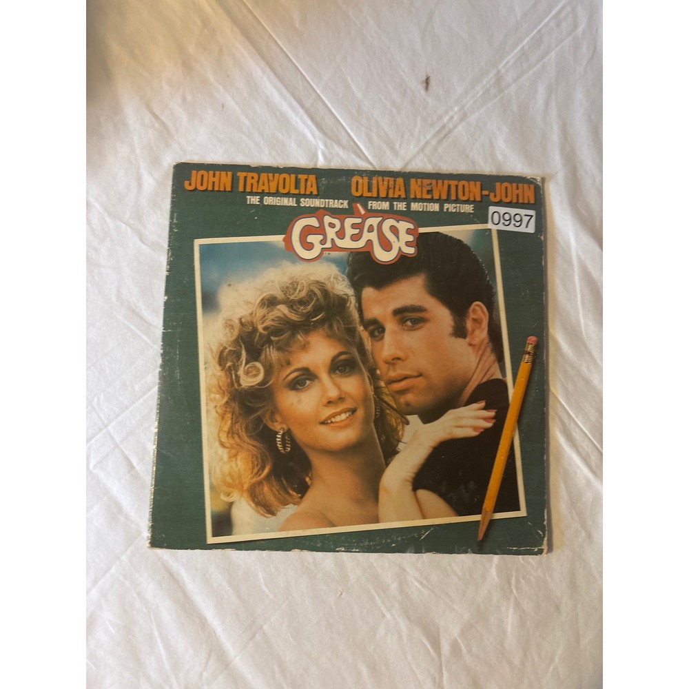 Grease Soundtrack Vinyl LP 12" Black Good 1978 Movie OST John Travolta 0997